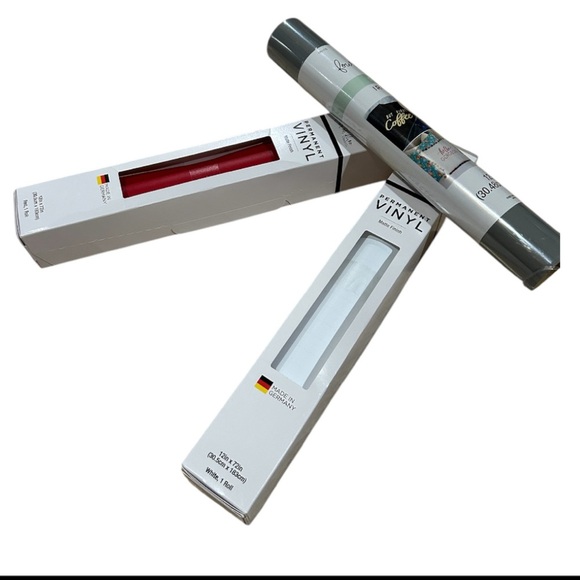 Four oh Five White Permanent Vinyl Roll, Gray iron on - Picture 2 of 4